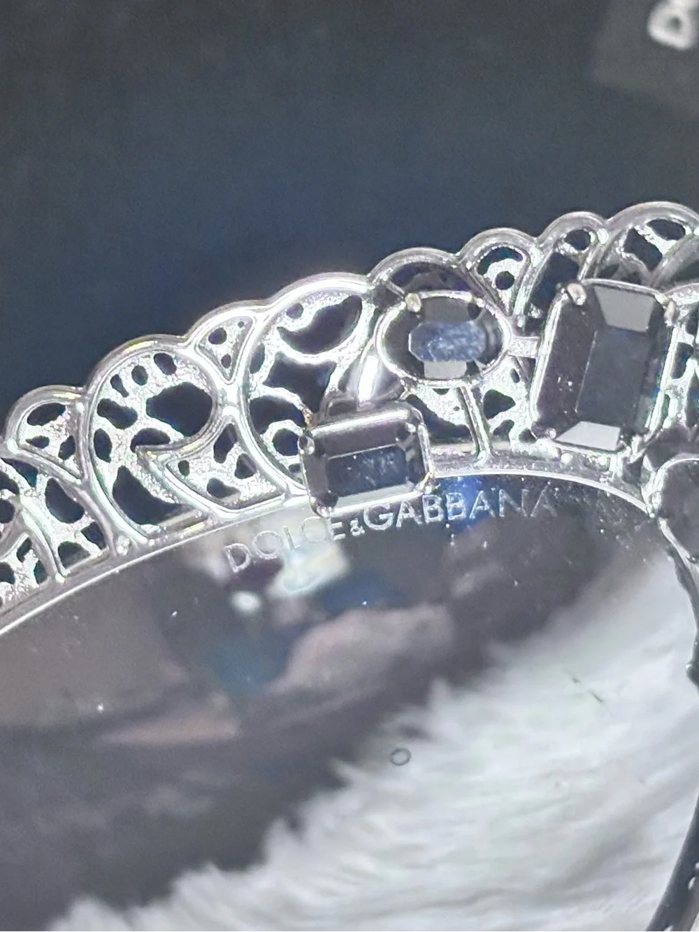 Limited edition Authentic Dolce & Gabbana Filigree Sunglasses Swarovski crystals